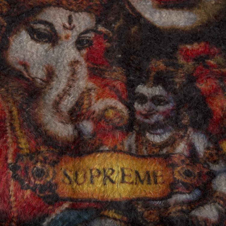 Supreme Ganesha Faux Fur Jacket Black