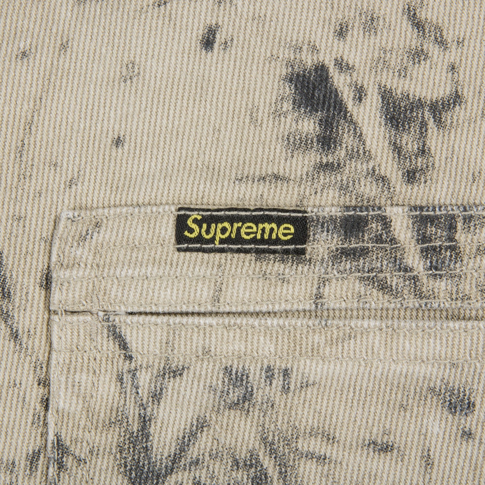 Size l Supreme Is Love Denim Work Jacket Tan
