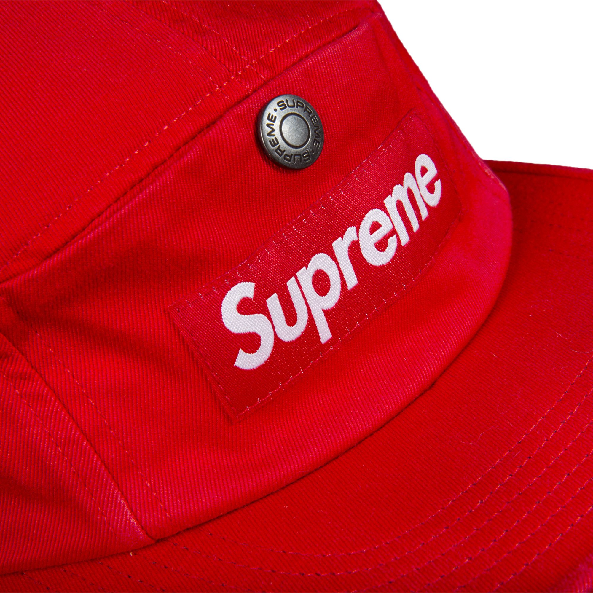 美品‼︎ Supreme Snap Button Pocket Camp Cap Supreme Snap Pocket Camp Cap Black - FW19 - US