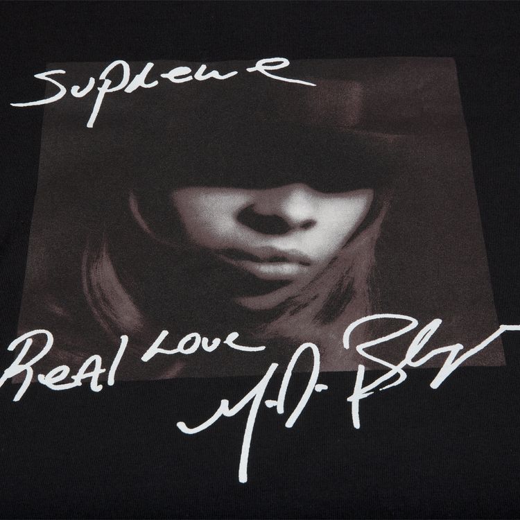 Supreme Mary J Blige T Shirt Black