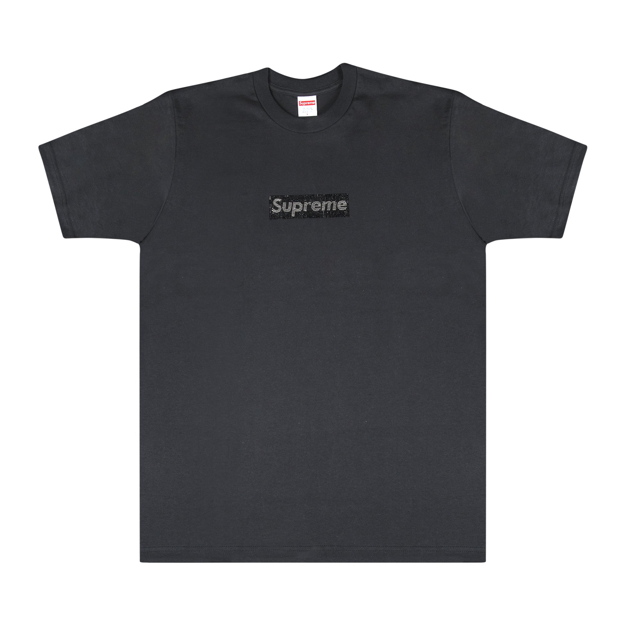 Supreme x Swarovski Box Logo T-Shirt 'Black'