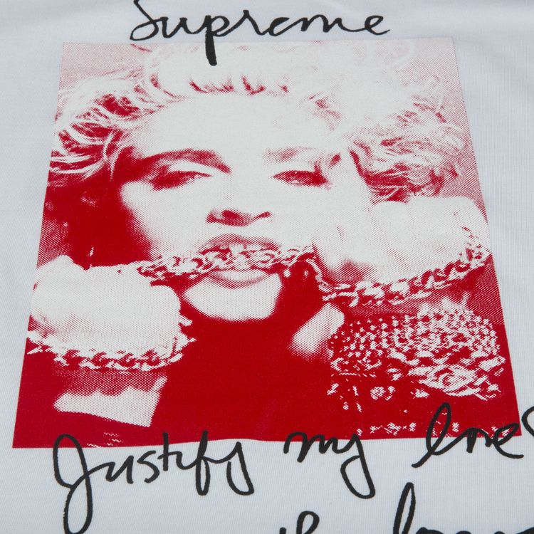 Supreme Madonna T Shirt White
