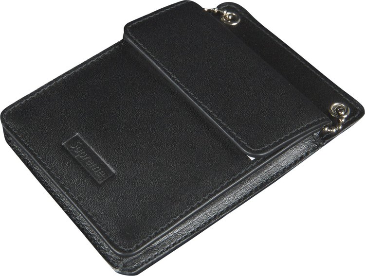 Supreme Leather ID Holder and Wallet 'Black'
