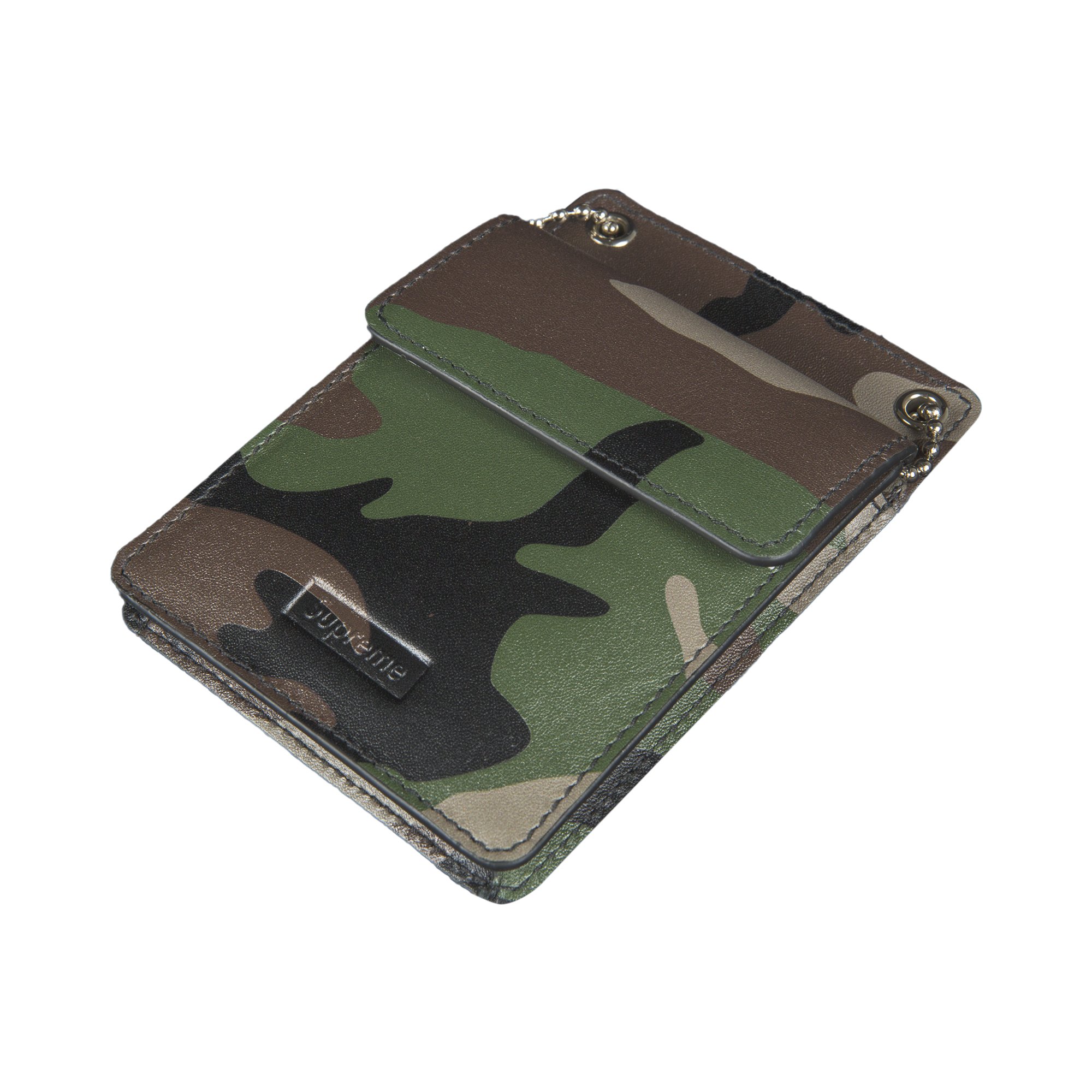 Supreme Leather ID Holder and Wallet 'Camo'