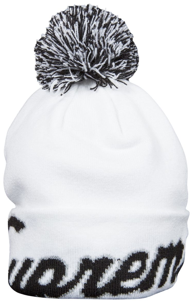 Supreme x New Era Script Cuff Beanie White