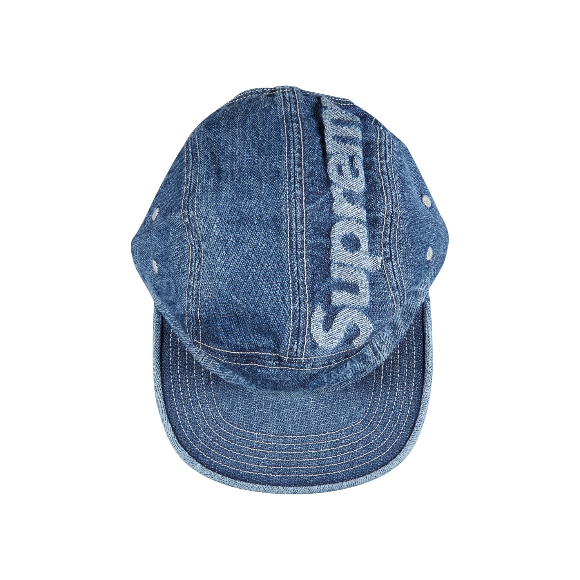 【お買い得！】 Buy GOAT | BLUE FW19H62 - 'Blue' Cap Camp Denim Logo Top Supreme キャップ