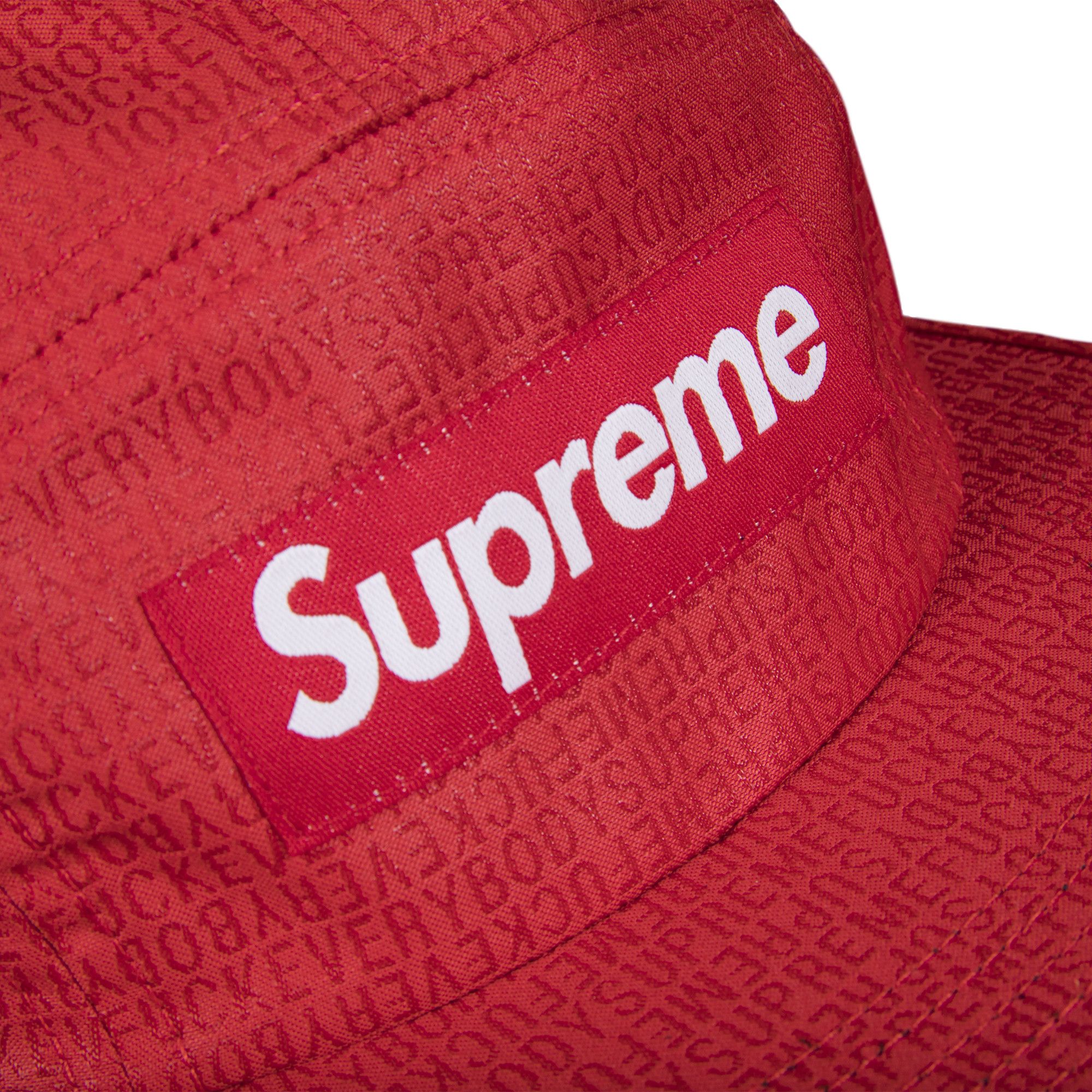 Buy Supreme Fuck Everybody Jacquard Camp Cap 'Red
