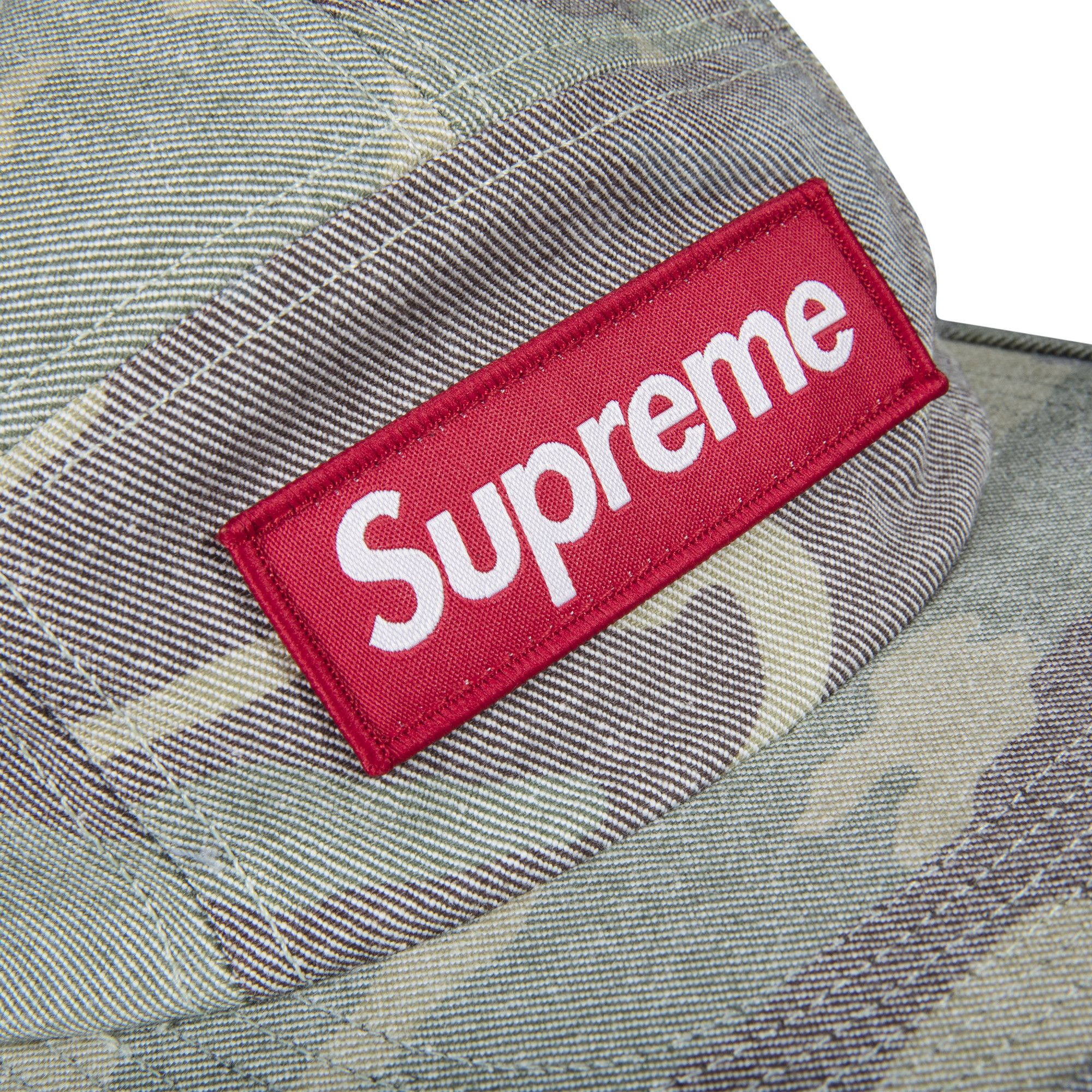 Supreme washed out camo camp cap store