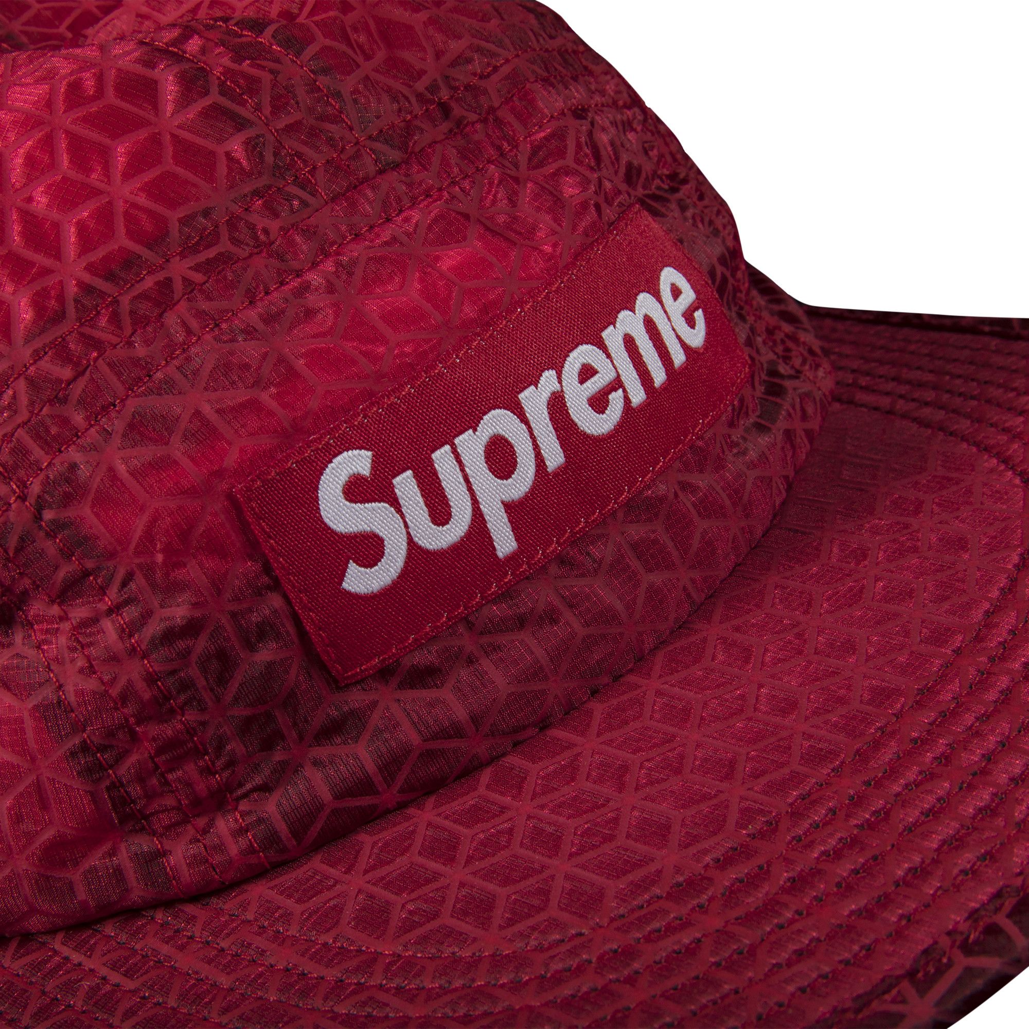 Buy Supreme Geometric Ripstop Camp Cap 'Red' - SS19H62 RED | GOAT