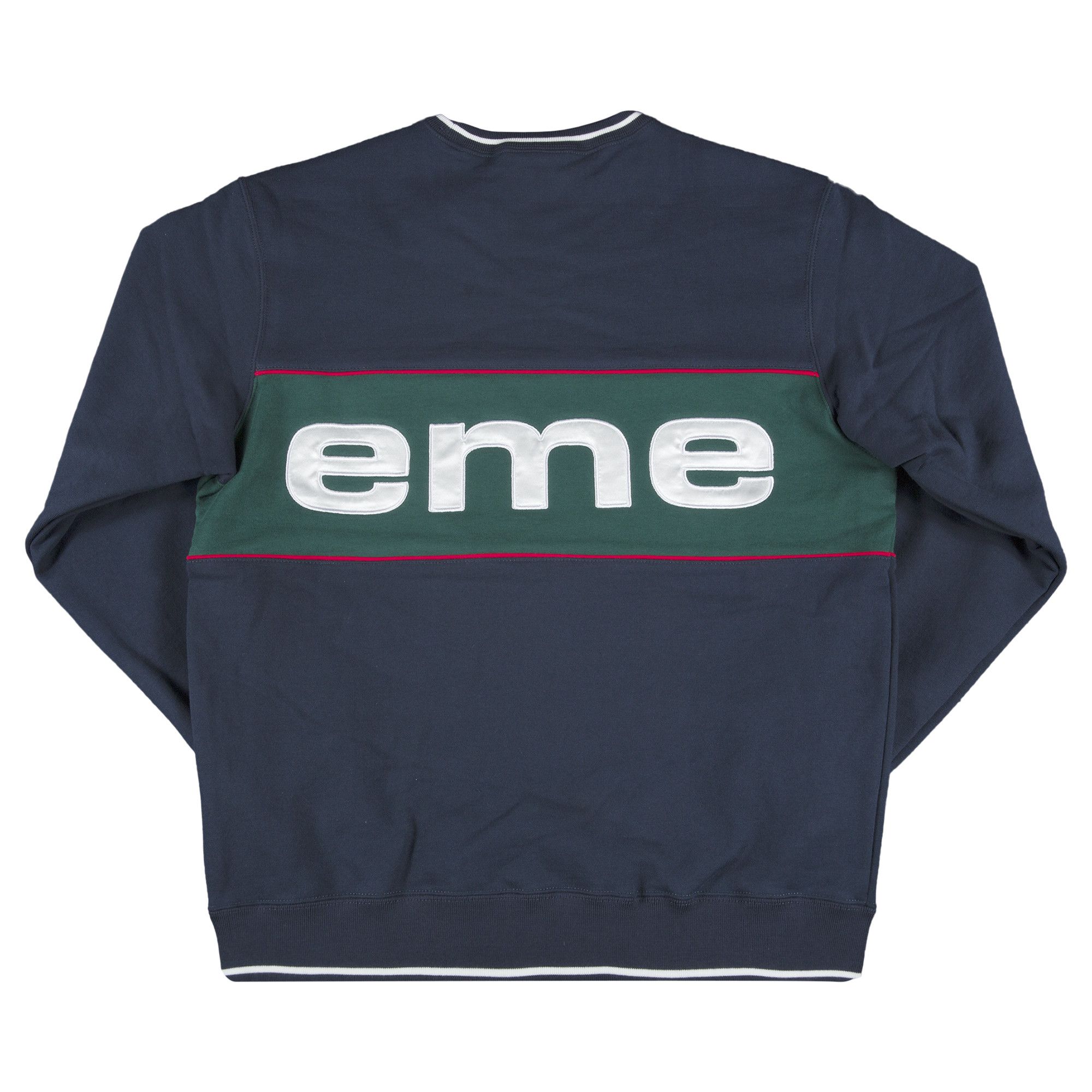 Buy Supreme Piping Crewneck 'Navy' - FW19SW53 NAVY | GOAT
