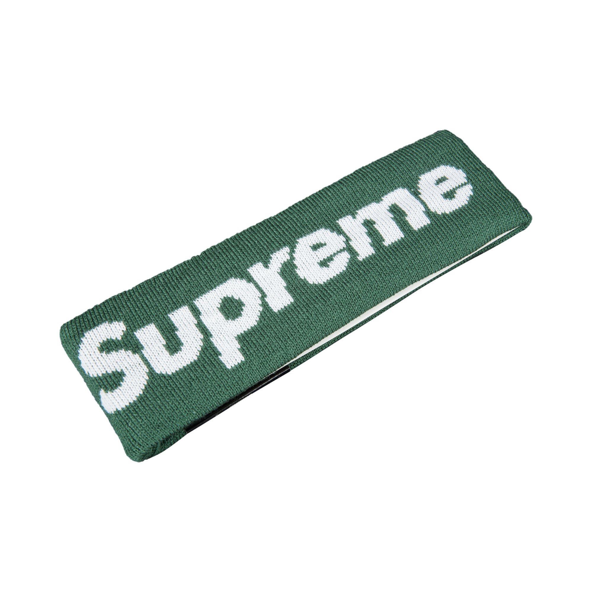 Buy Supreme New Era Big Logo Headband 'Green' - FW18BN58 GREEN | GOAT