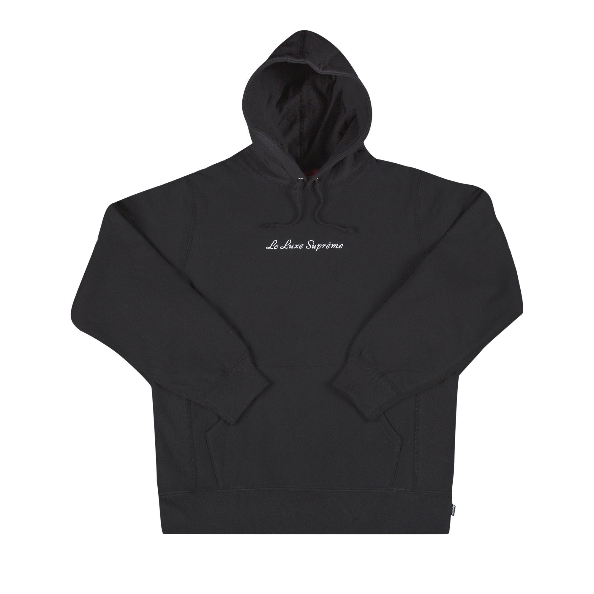 supreme Le Luxe Hooded Sweatshirt Blackパーカー