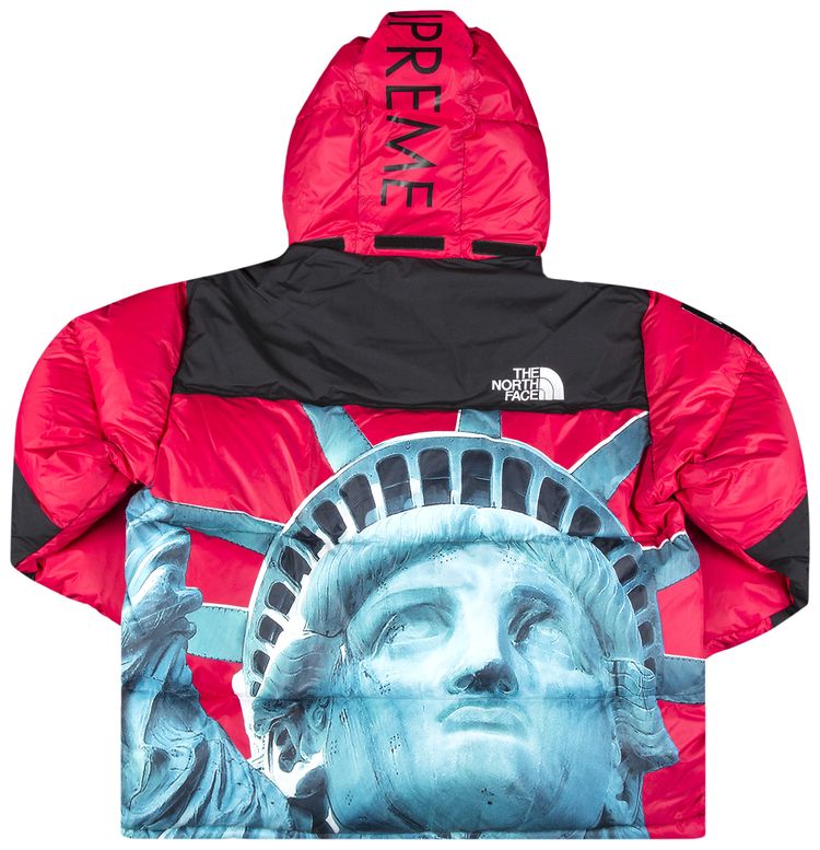 Supreme x The North Face Statue Of Liberty Baltoro Jacket Red