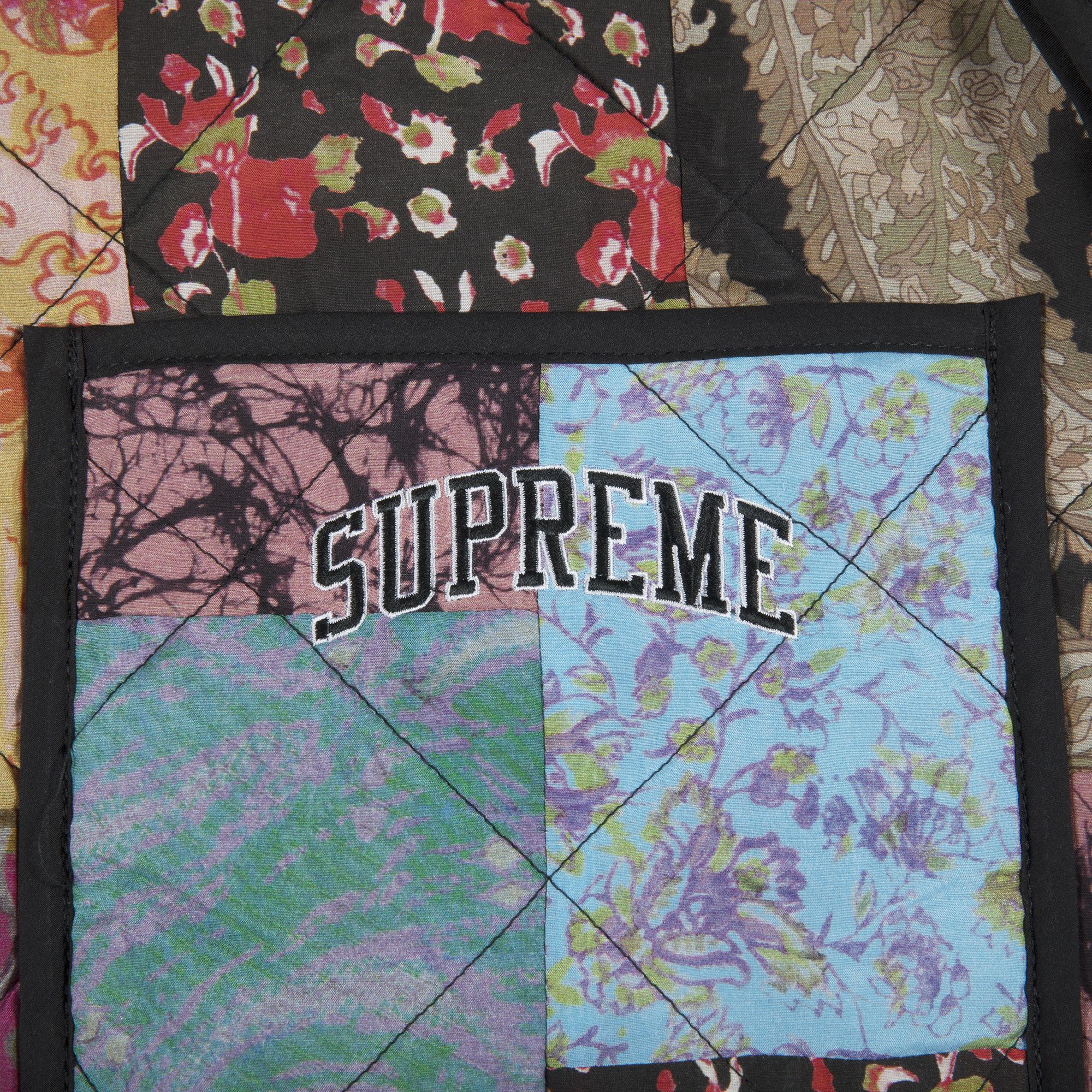 Supreme patchwork jacket multi sales