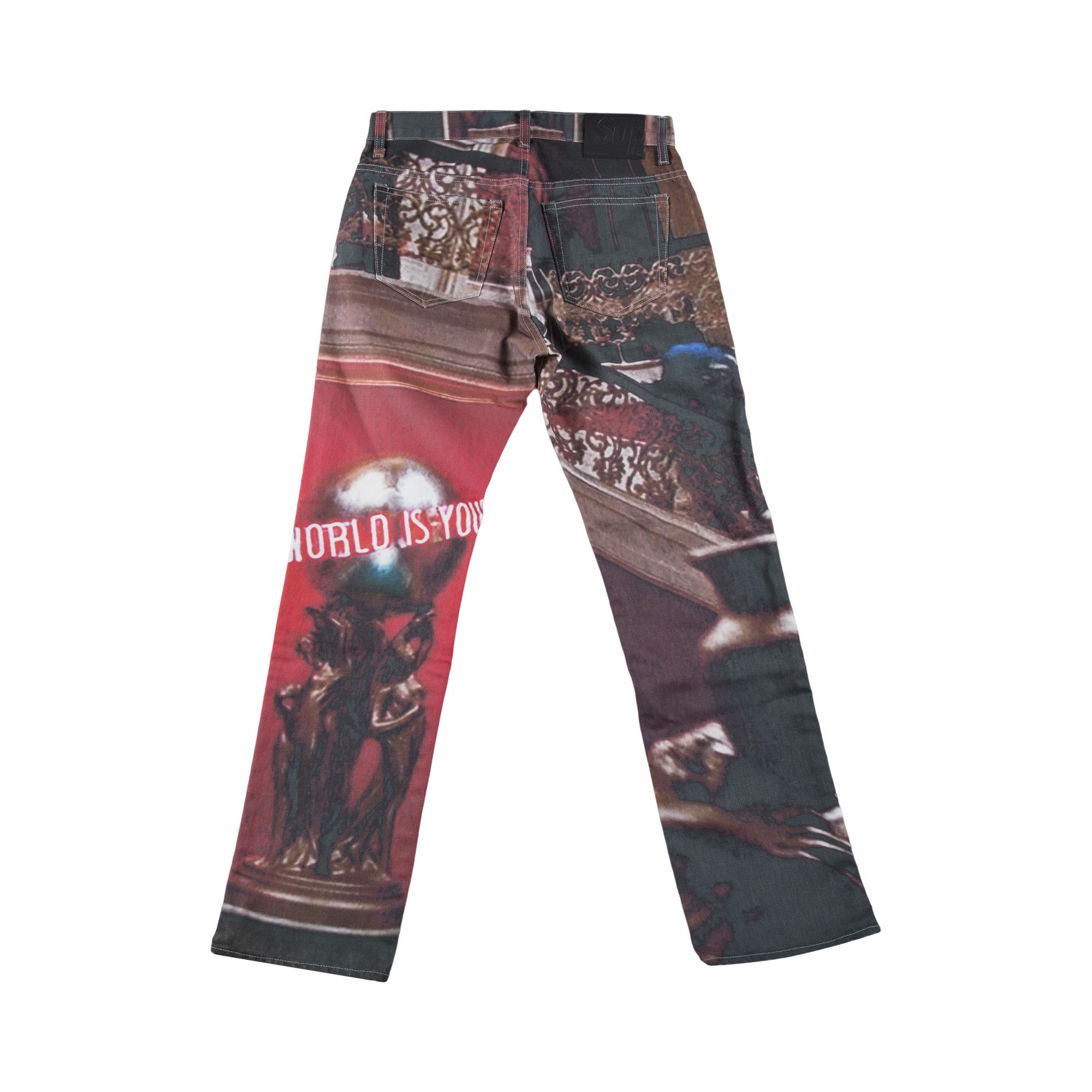 Buy Supreme Scarface The World Is Yours 5 Pocket Jeans Multi FW17P7 MULTI GOAT SA