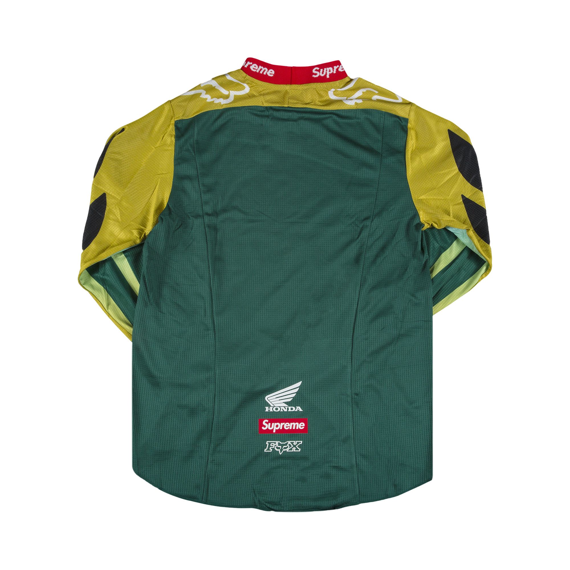 Buy Supreme x Honda Fox Racing Moto Jersey 'Moss' - FW19KN3