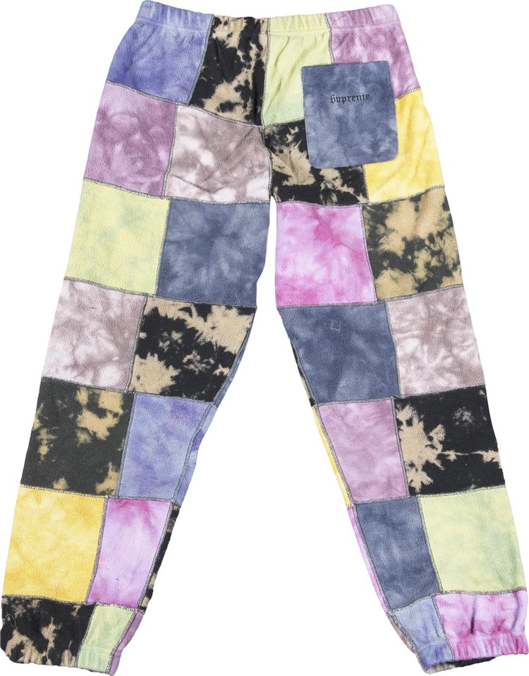 Supreme Patchwork Tie Dye Sweatpant Tie Dye