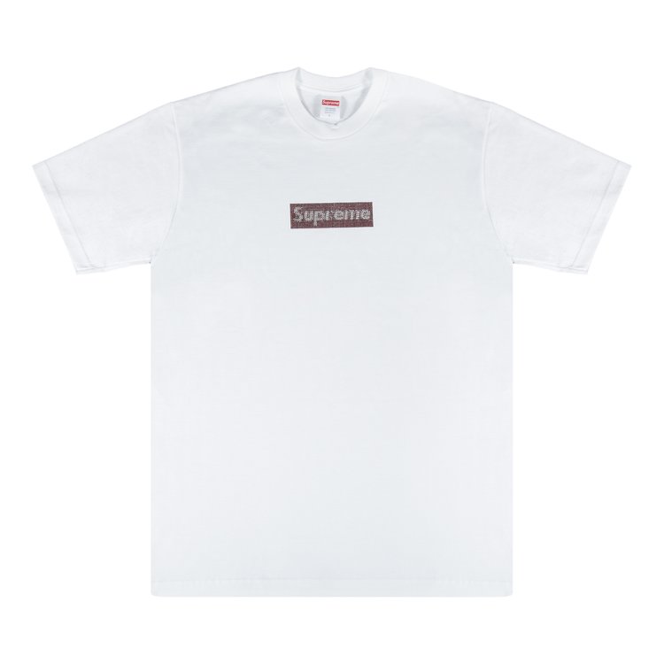 Supreme x Swarovski Box Logo T-Shirt 'White'