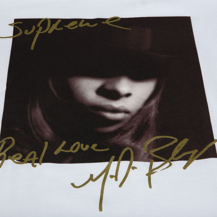Supreme Mary J Blige T Shirt White