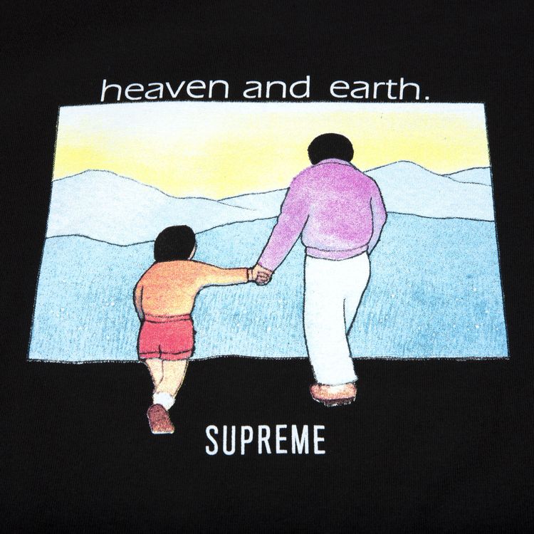 Supreme Heaven And Earth T Shirt Black