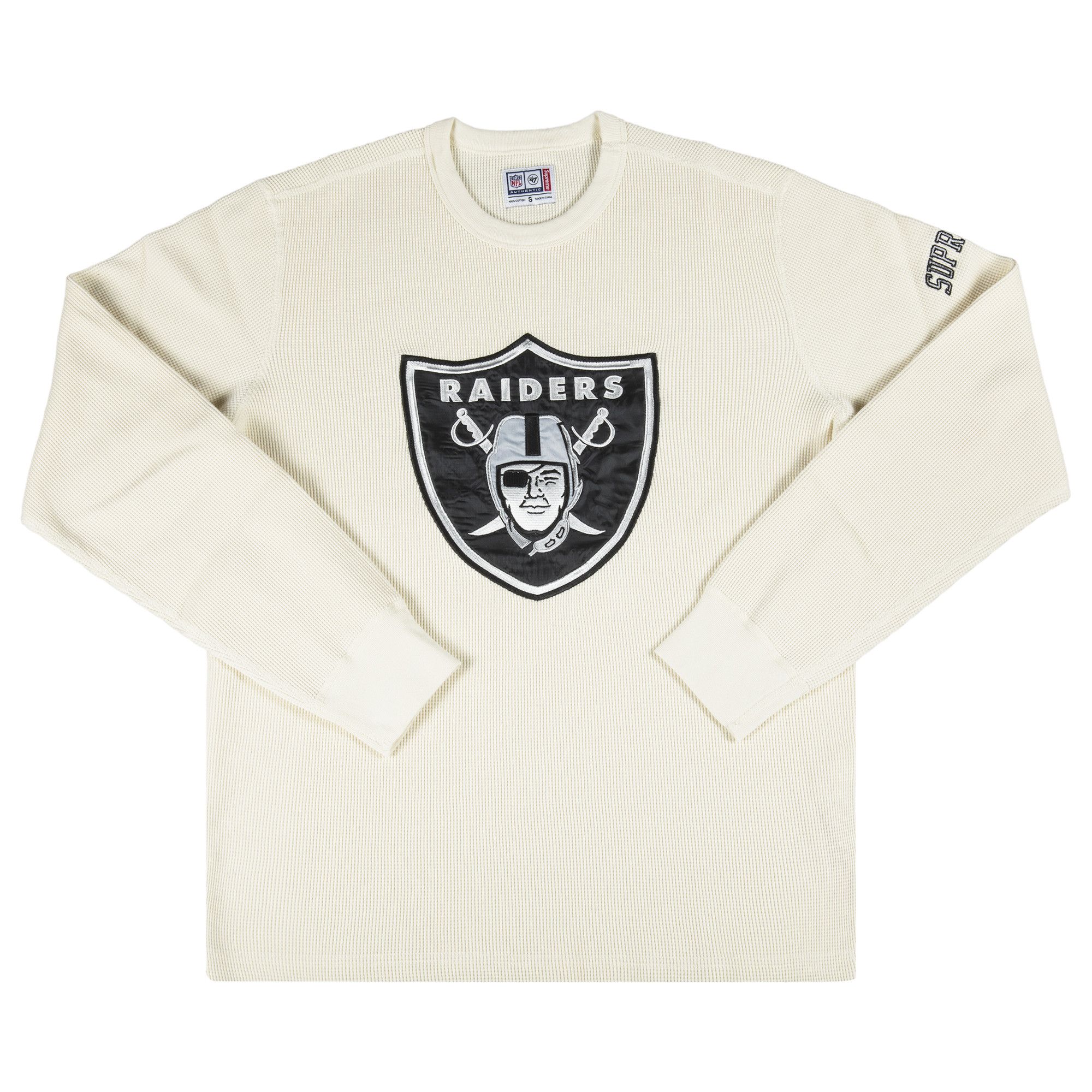 19ss Supreme NFL Raiders versity ジャケット 19ss Supreme NFL Raiders versity Jacket Blouson Logo Black