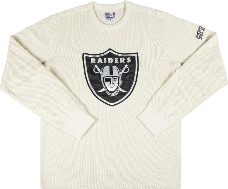 Supreme Supreme x NFL Raiders '47 Thermal 'Natural' | Cream | Men's Size 104