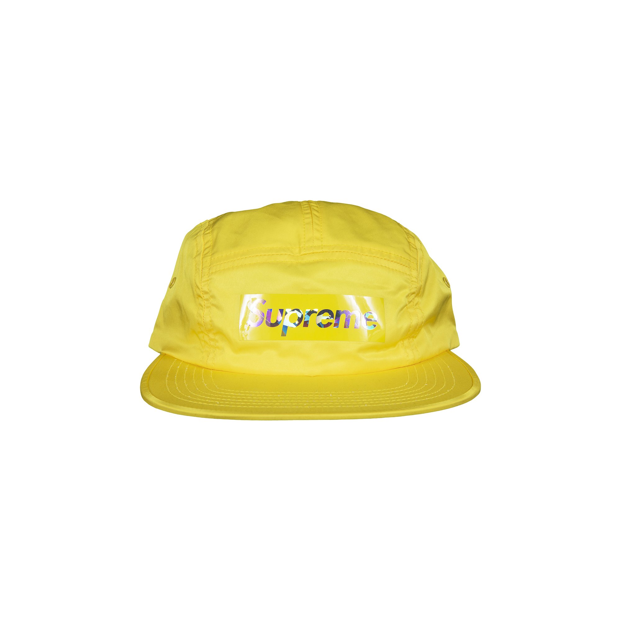 Buy Supreme Holographic Camp Cap 'Yellow' - SS19H21 YELLOW | GOAT