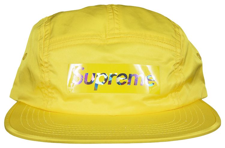Supreme Holographic Camp Cap Yellow