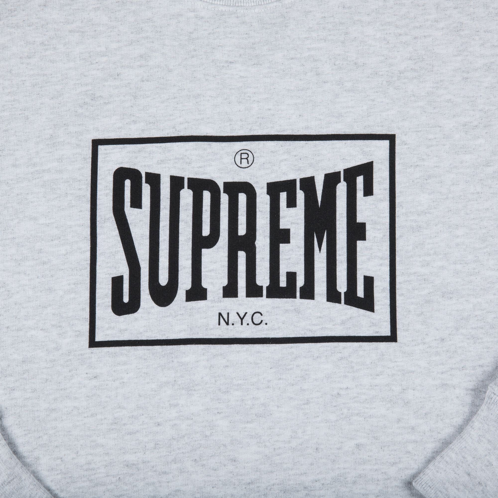 グレー supreme warm up crewneck Buy Supreme Warm Up Crewneck 'Ash Grey' - SS19SW79 ASH GREY | GOAT