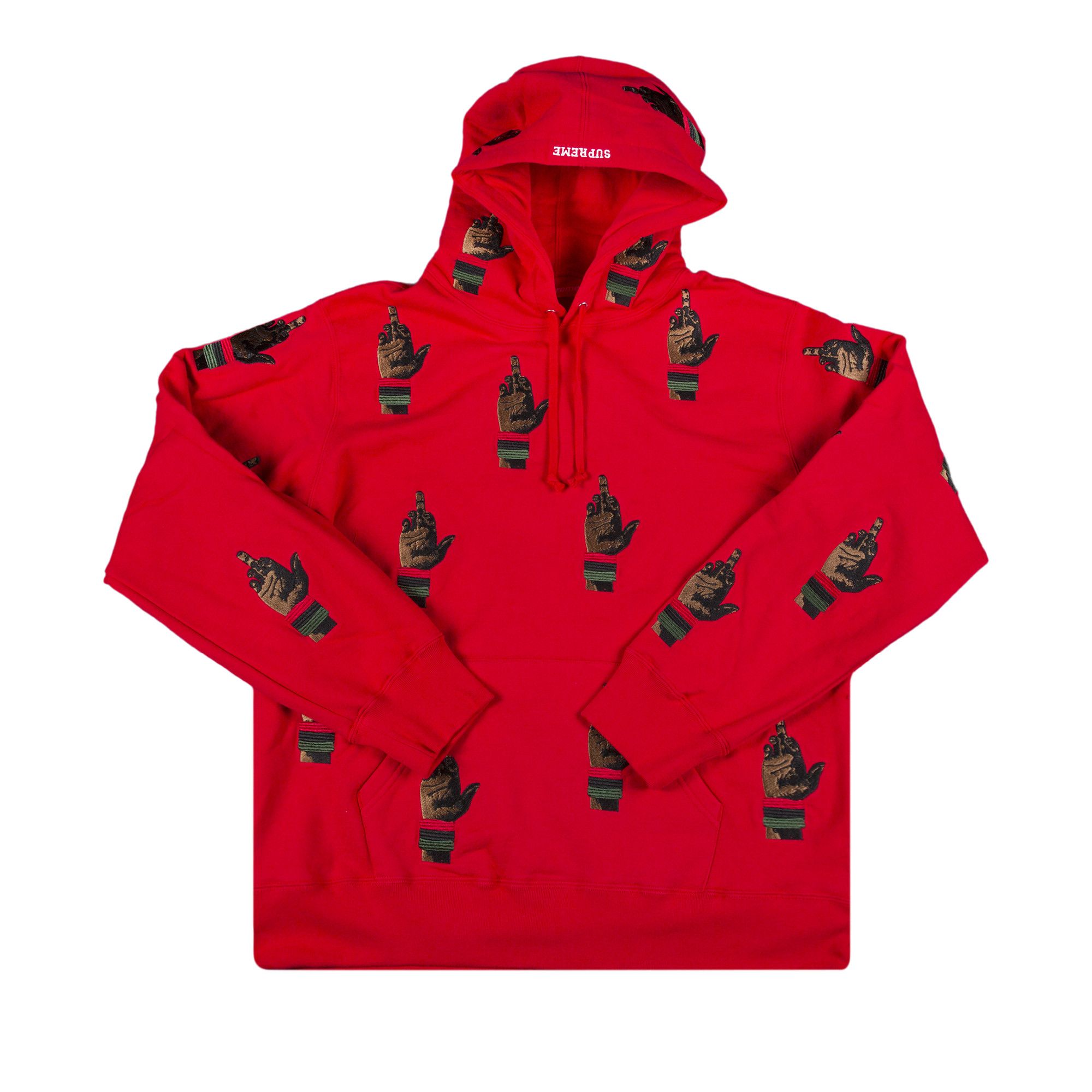Supreme dead prez RBG Embroidered Hooded Sweatshirt Red 赤 Supreme dead prez RBG Embroidered Hooded Sweatshirt (FW19