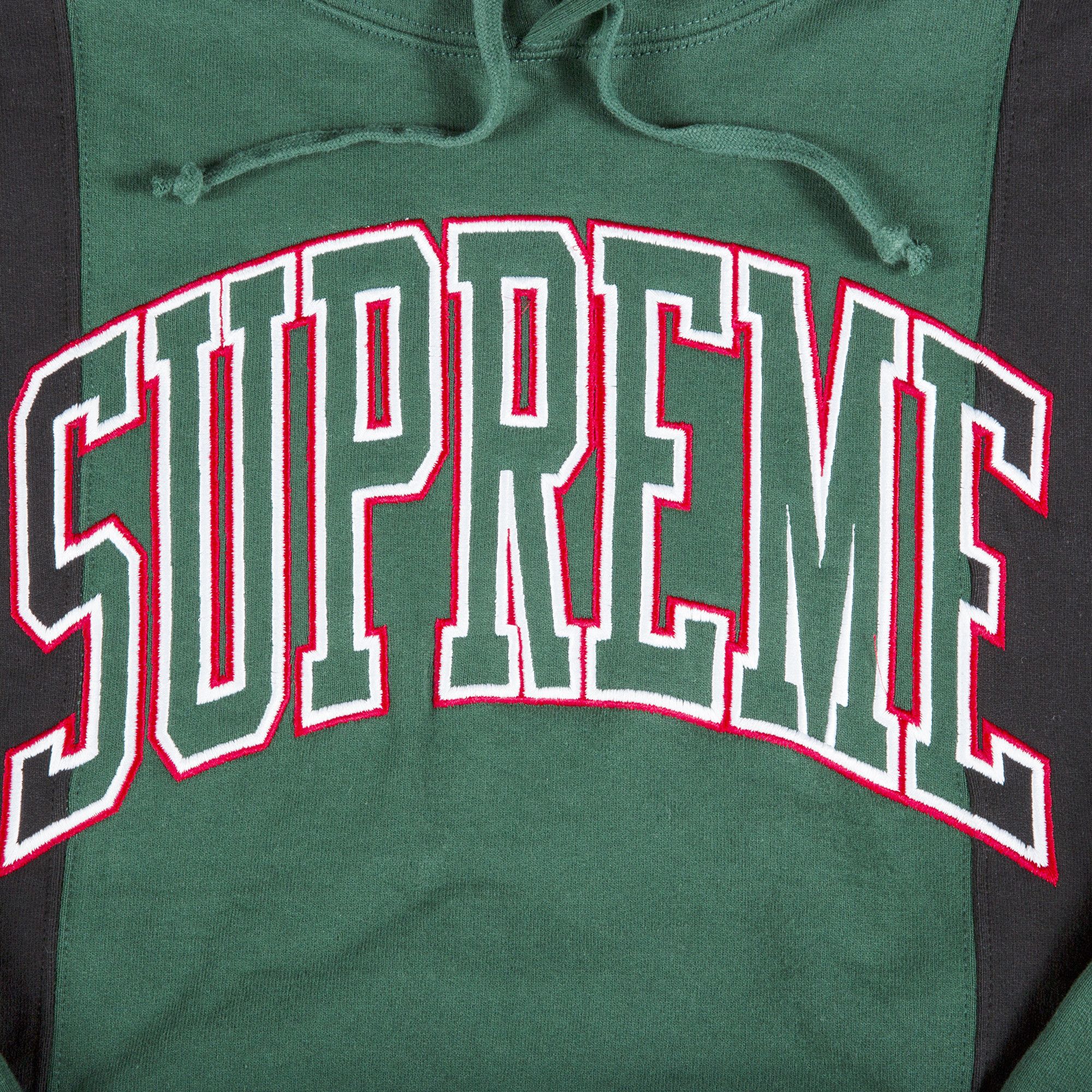 Size l Supreme Paneled Arc Hooded Sweatshirt Green
