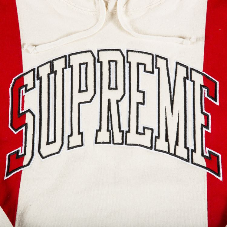 Supreme Paneled Arc Hooded Sweatshirt Natural