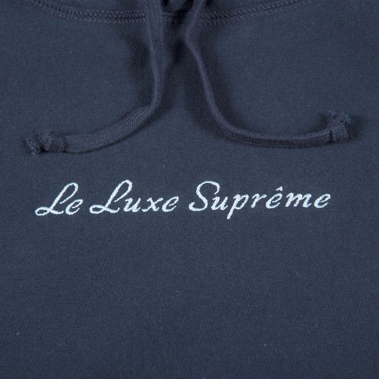 Supreme Le Luxe Hooded Sweatshirt Navy
