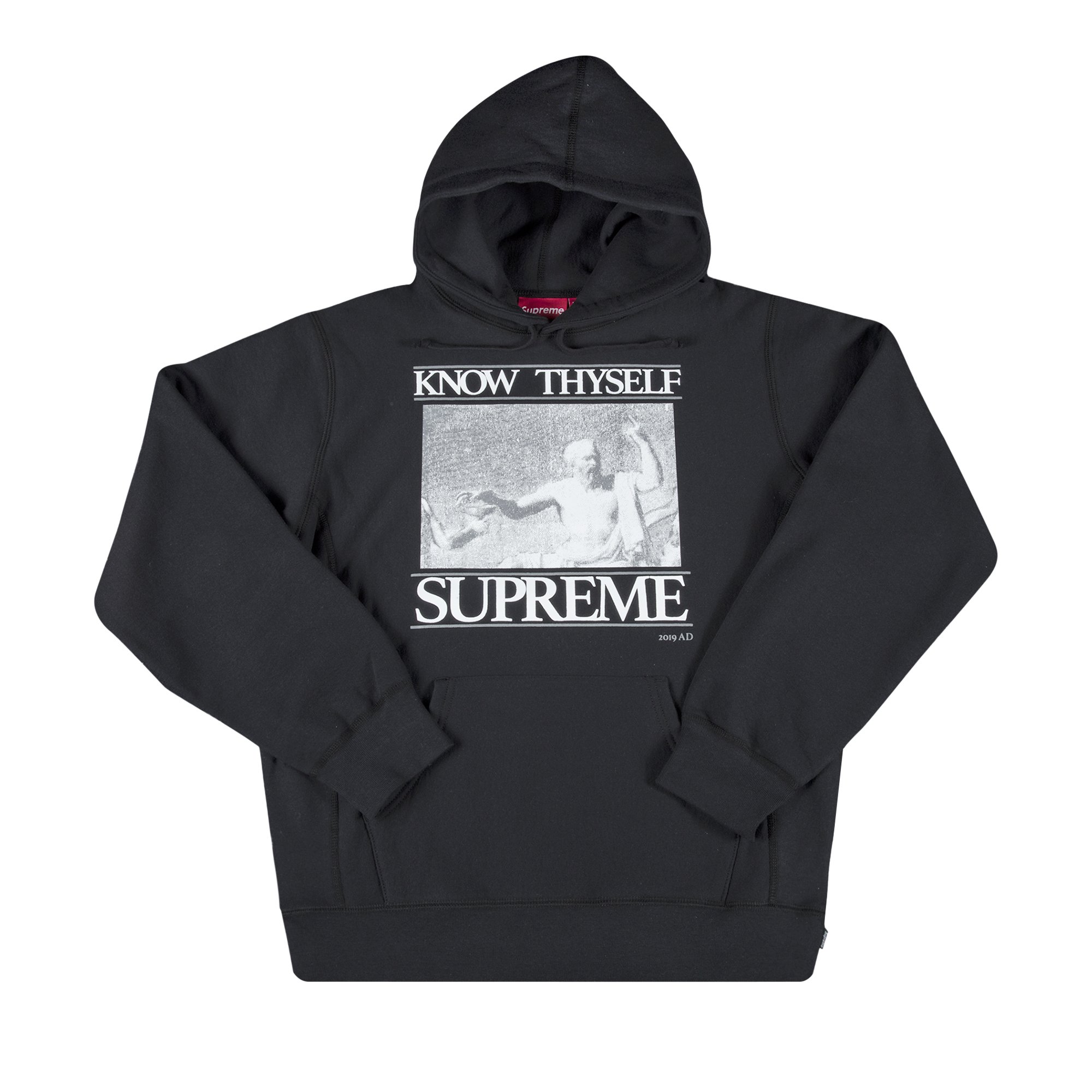 Buy Supreme Know Thyself Hooded Sweatshirt 'Black' - SS19SW85 ...