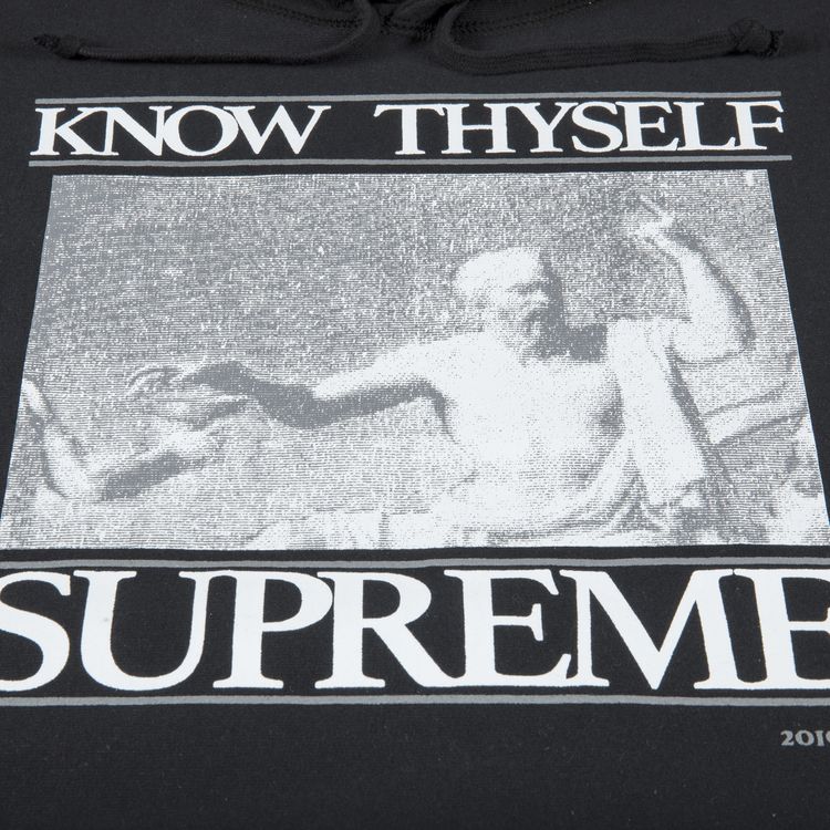 Supreme Know Thyself Hooded Sweatshirt Black