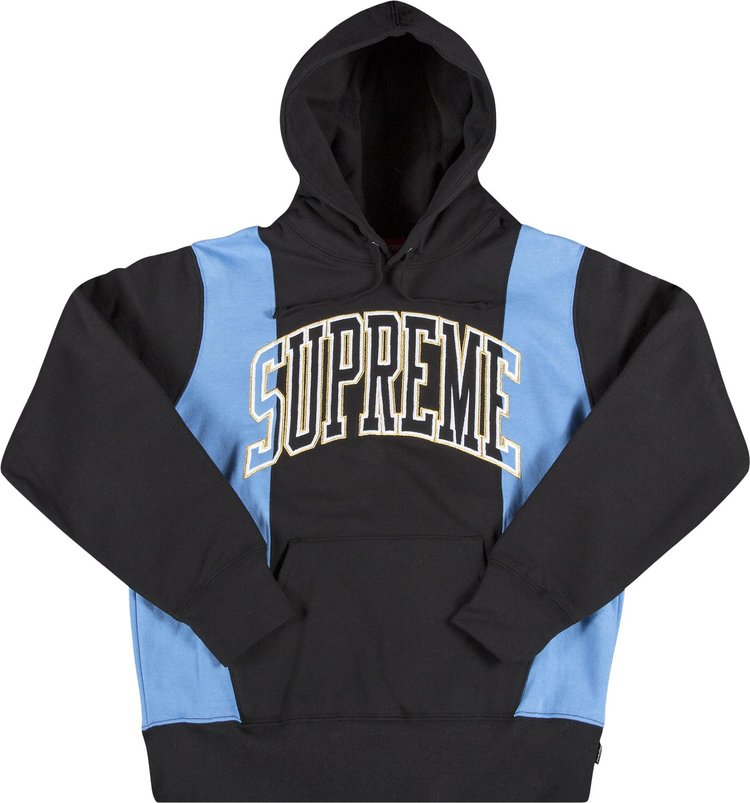 Buy Supreme Paneled Arc Hooded Sweatshirt 'Royal Blue' - FW19SW33 ROYAL BLUE