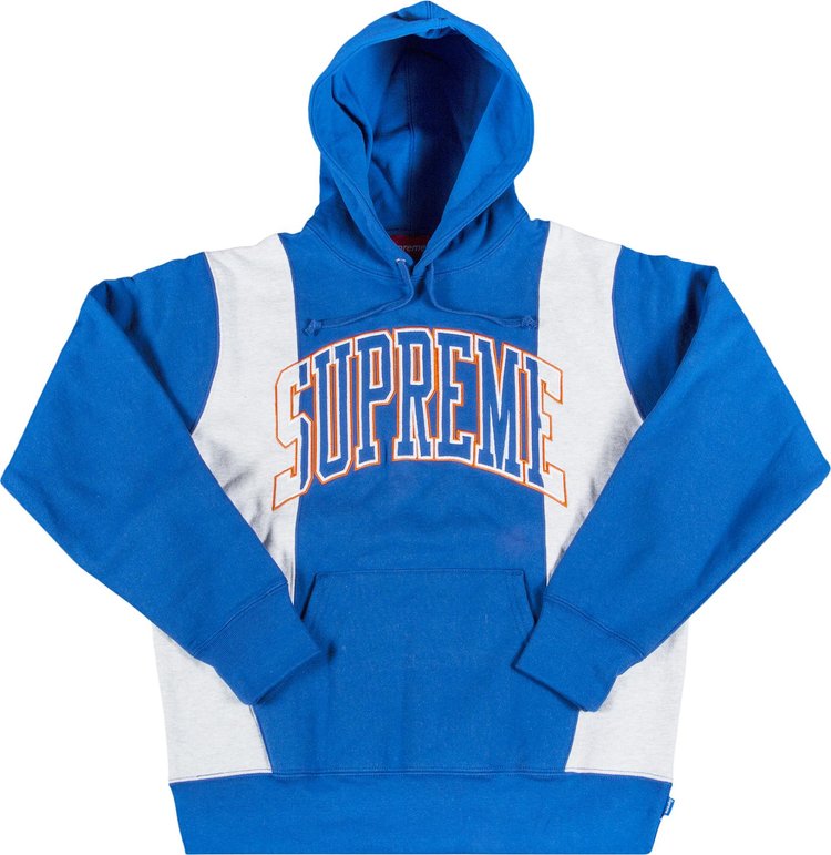 Supreme Paneled Arc Hooded Sweatshirt 'Royal Blue'