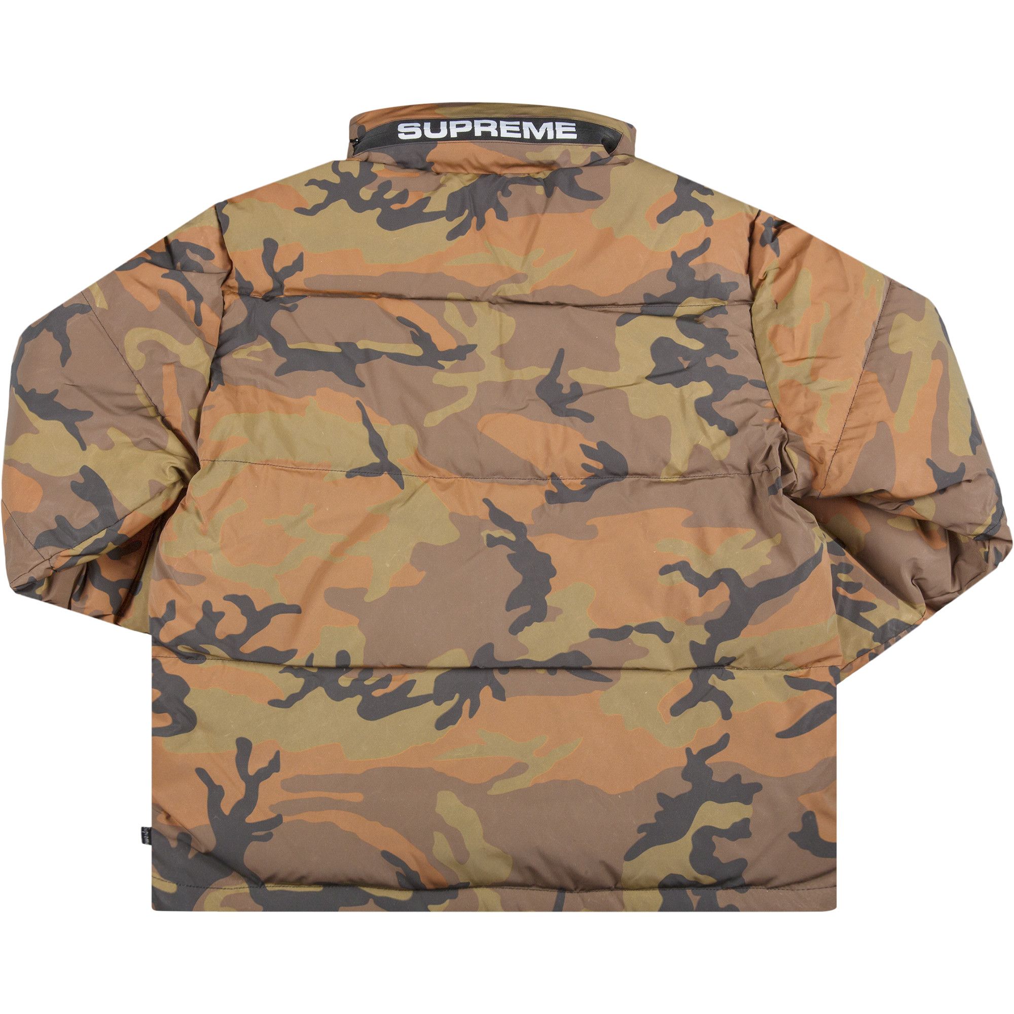 Buy Supreme Reflective Camo Down Jacket 'Orange' - FW18J19 ORANGE | GOAT UK