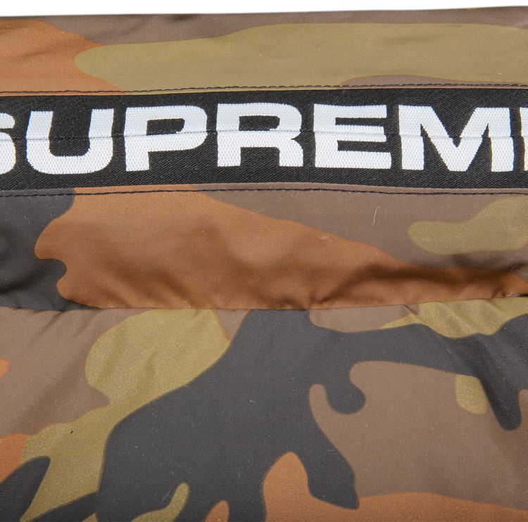 Supreme Reflective Camo Down Jacket Orange