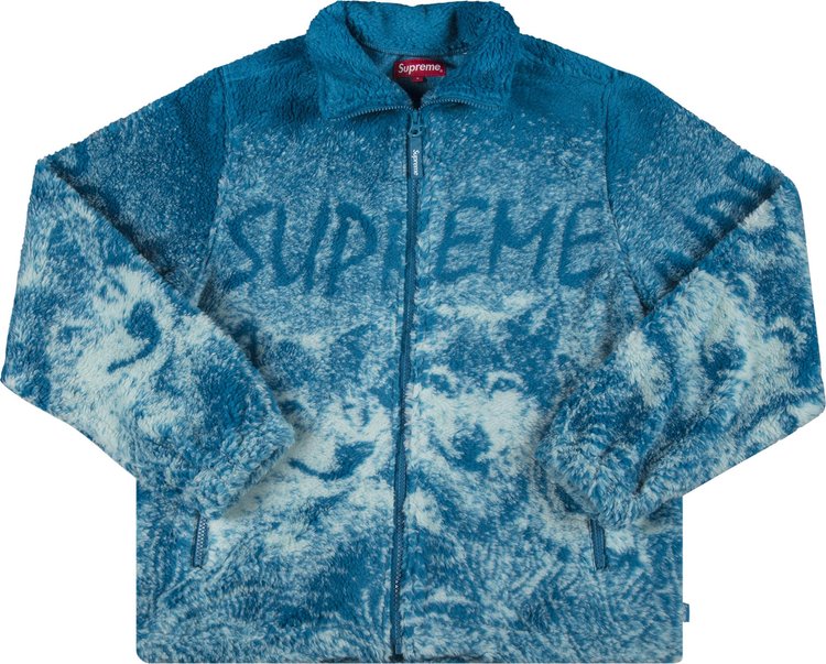 Supreme Wolf Fleece Jacket 'Teal'