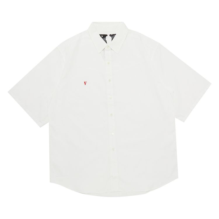 Vlone Short Sleeve Button Up Shirt White