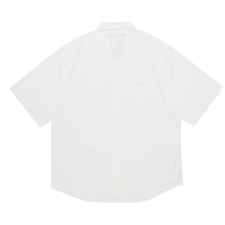 Vlone Short Sleeve Button Up Shirt White