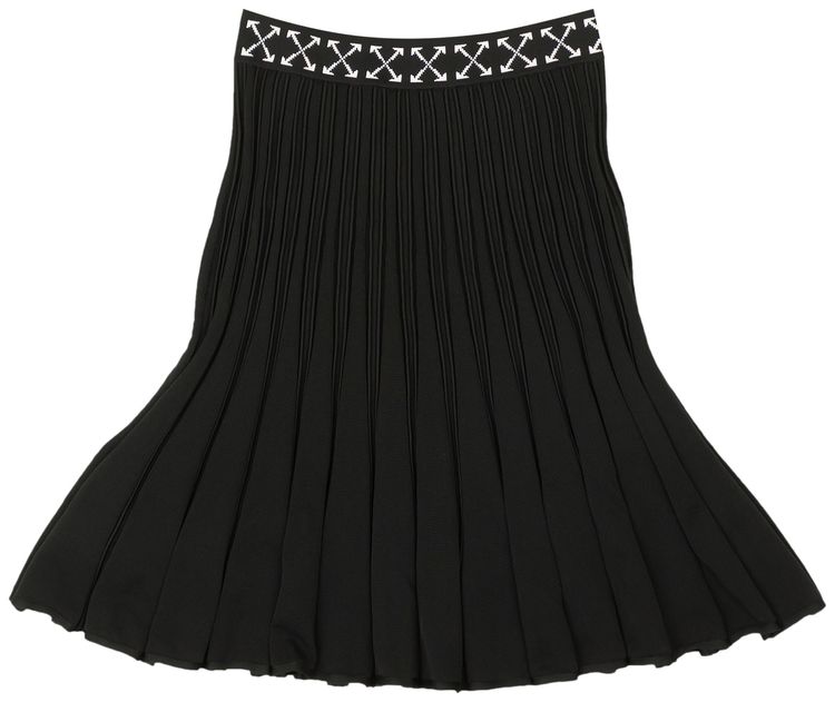 Off White Bold Skirt BlackWhite