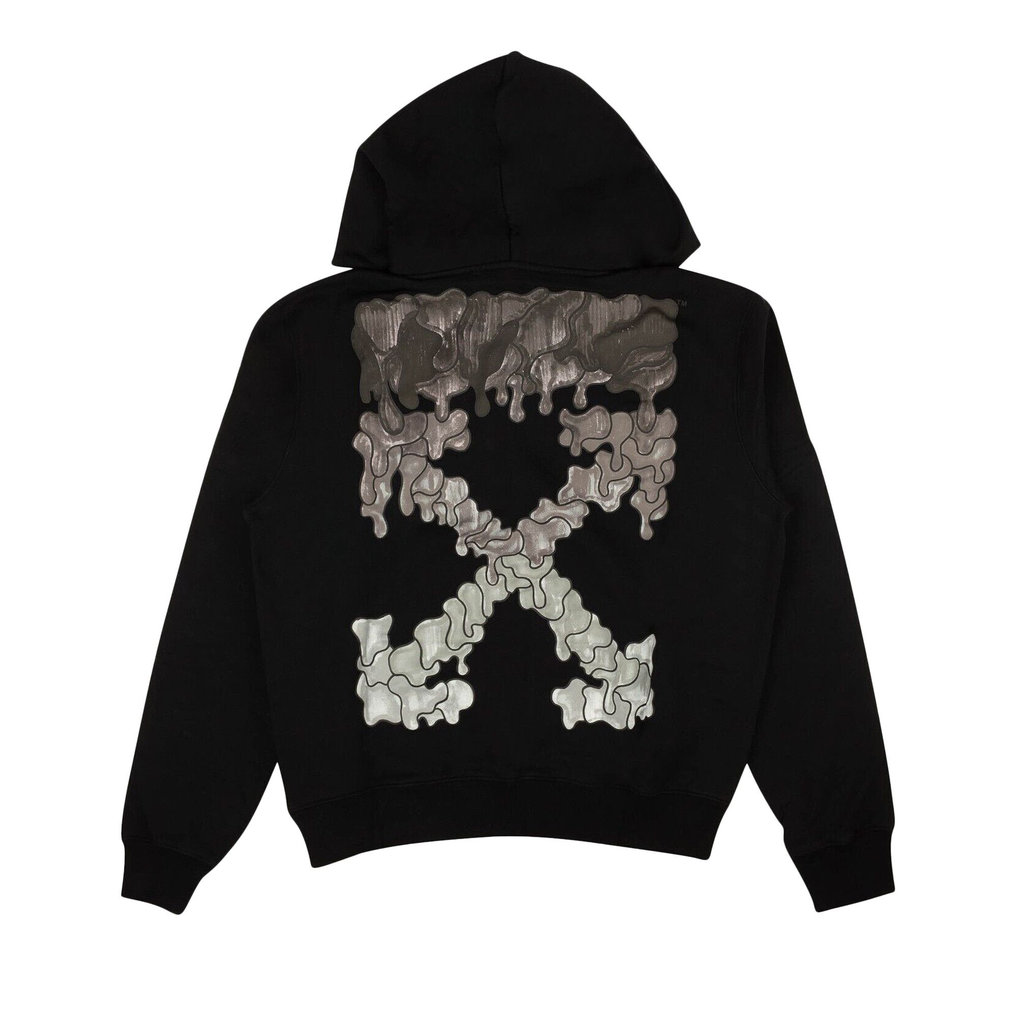 Buy Off-White Marker Slim Hoodie 'Black/Black