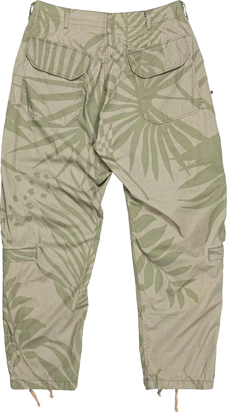 Engineered Garments Aircrew Pant KhakiOlive Leaf Print