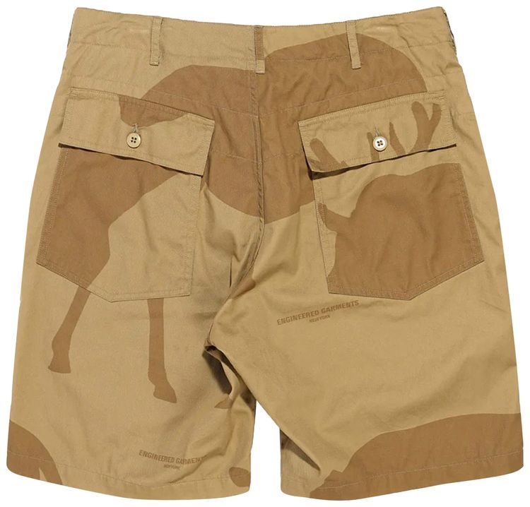 Engineered Garments Fatigue Short Khaki