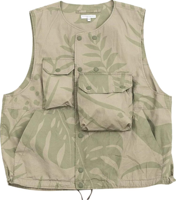 Engineered Garments Cover Vest 'Khaki/Olive'
