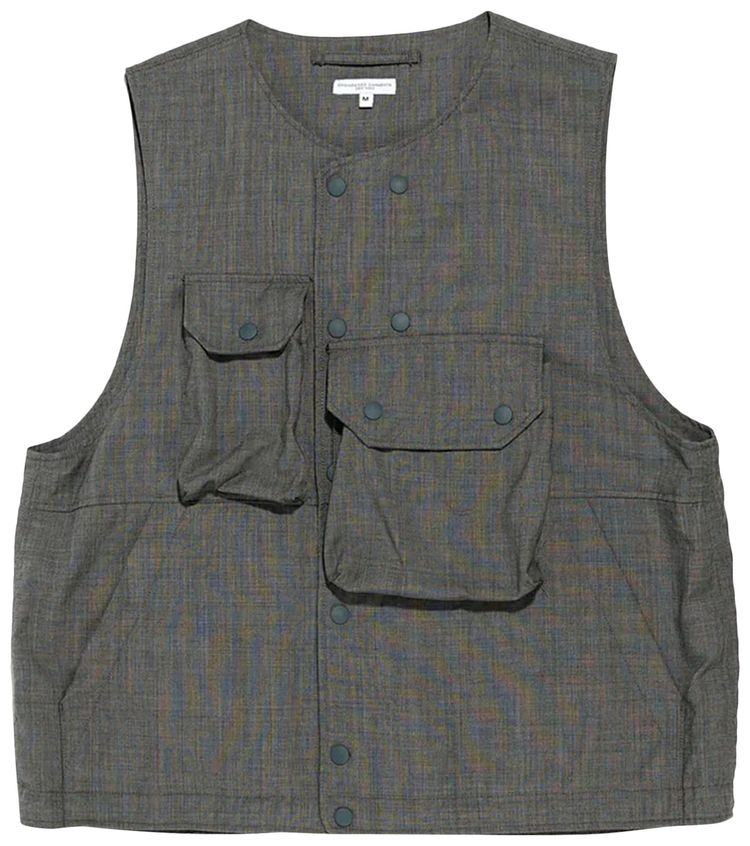 Engineered Garments Cover Vest GreySharkskin