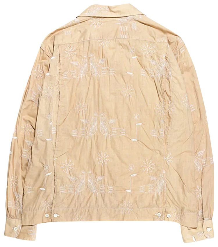 Engineered Garments Graphic Print Shirt Khaki