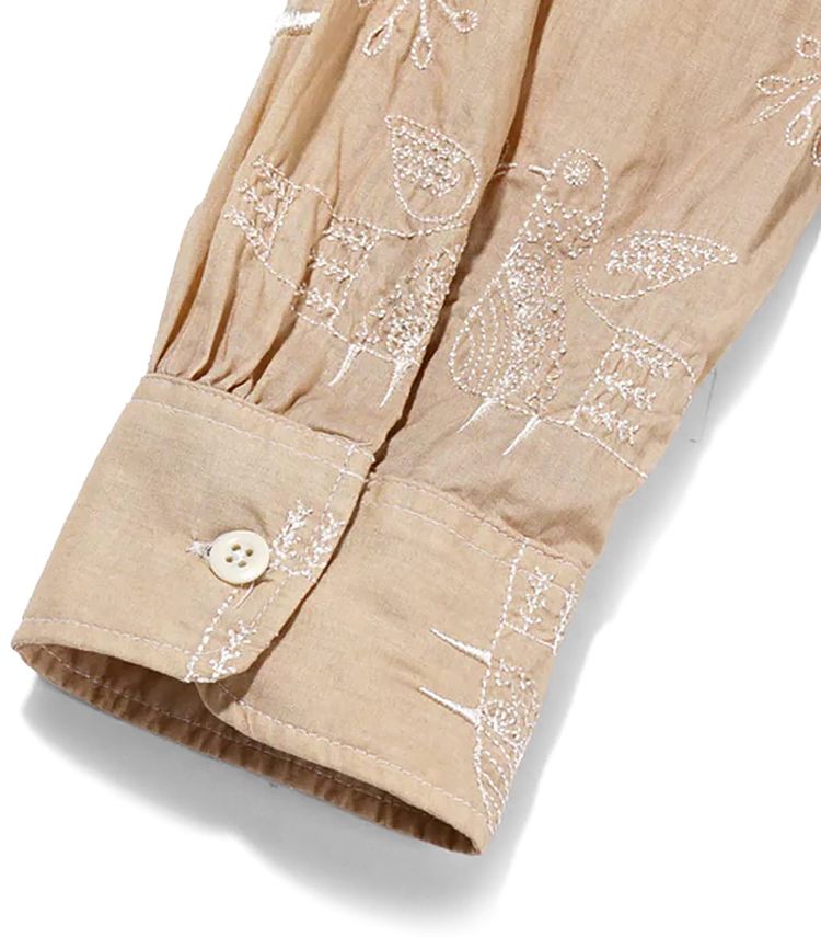 Engineered Garments Graphic Print Shirt Khaki